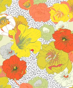 Orange Floral